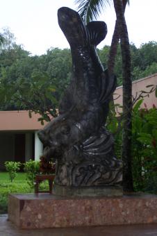 Free Stock Photo of Fish statue