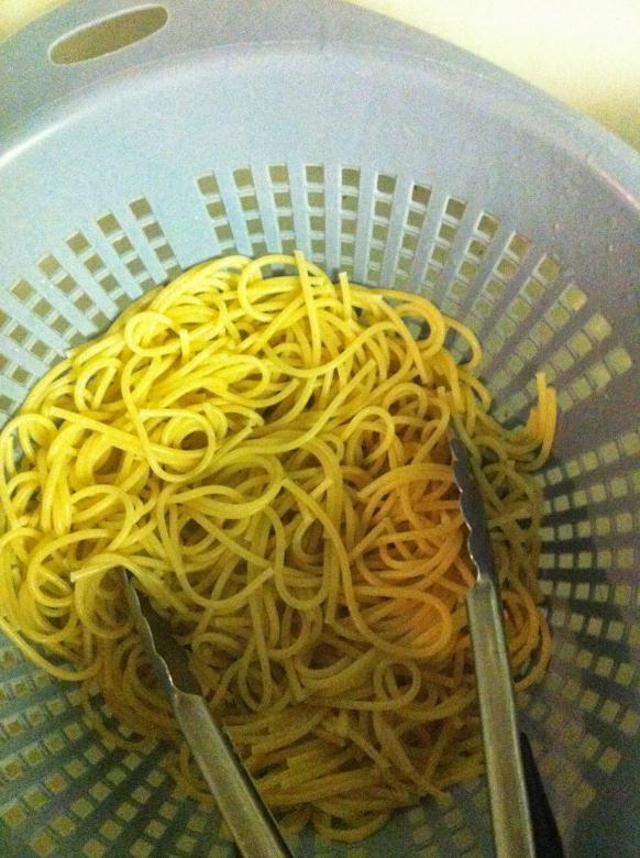 Free stock image of Spaghetti in colander created by delicopsch56