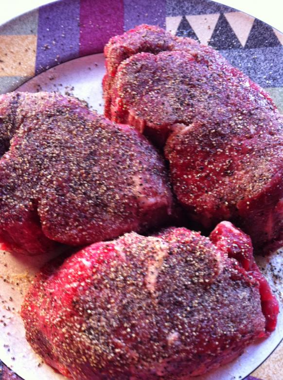 Free stock image of Seasoned Raw Steaks created by delicopsch56