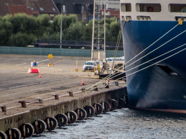 Free stock image of A ship at port created by Janis Urtans