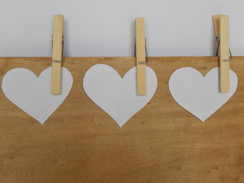 Free stock image of Heart notes created by Silvana
