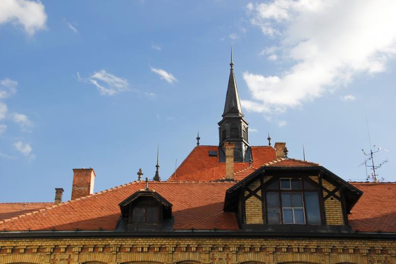 Free stock image of roof and sky created by 2happy