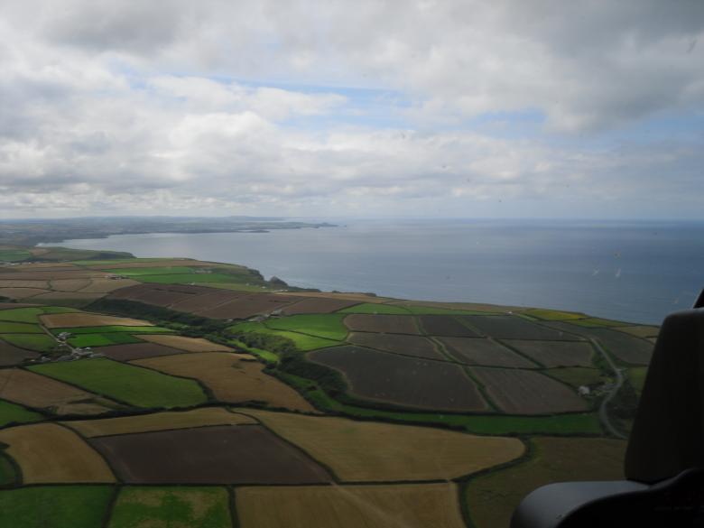 Free stock image of Cornish coast aerial view created by Mark Gleeson