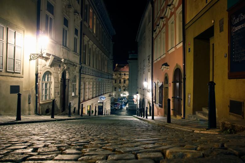 Free stock image of night street created by 2happy