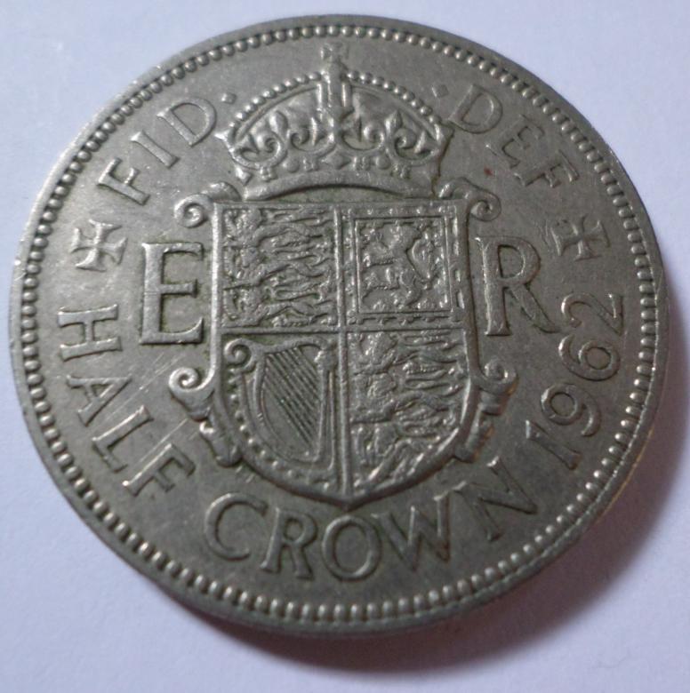 Free stock image of 1962 Half crown coin created by Mark Gleeson
