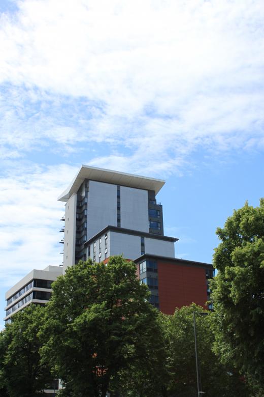Free stock image of Building against the sky created by Wady Galfskiy
