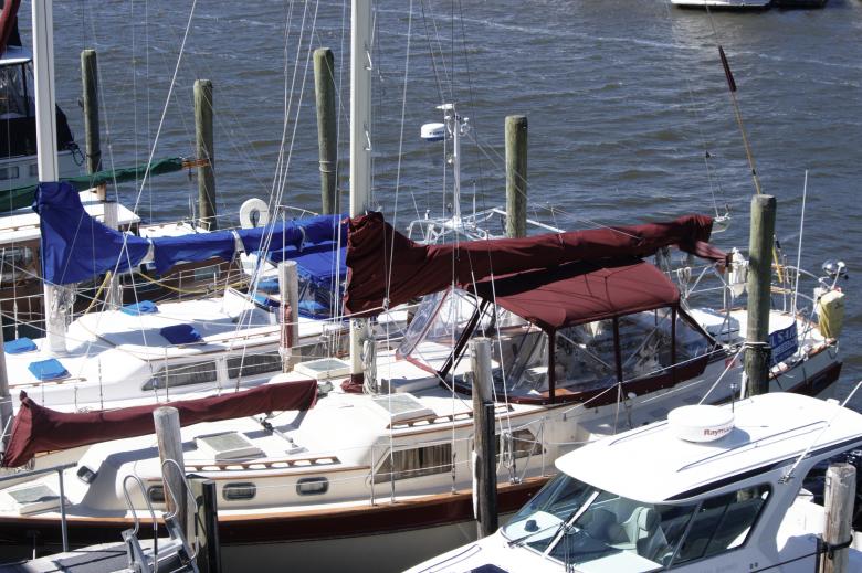 Free stock image of Docked Boats created by Heather Elaine Kitchen