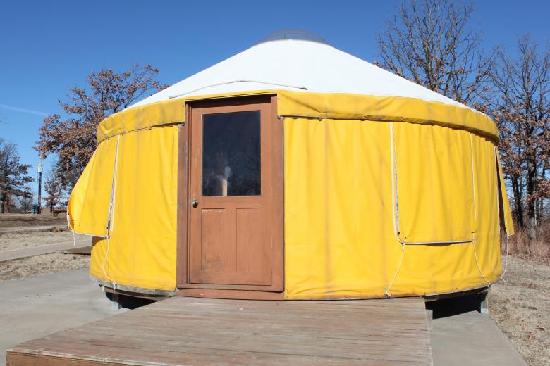 Free stock image of Yellow Camp created by Val Lawless