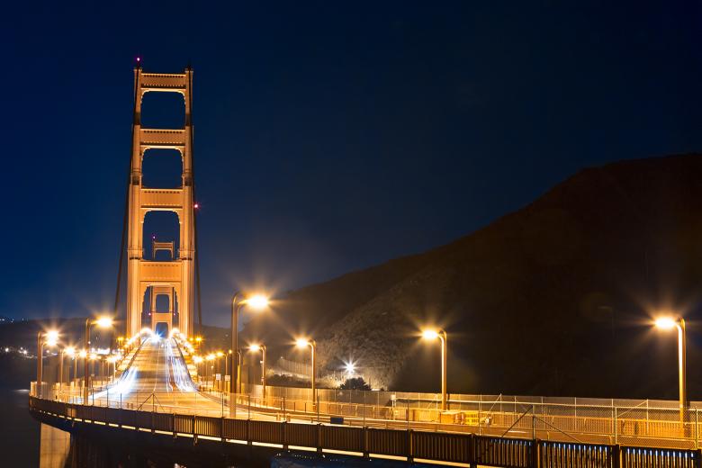 Free stock image of Golden Gate Bridge - Pre-Dawn created by Nicolas Raymond