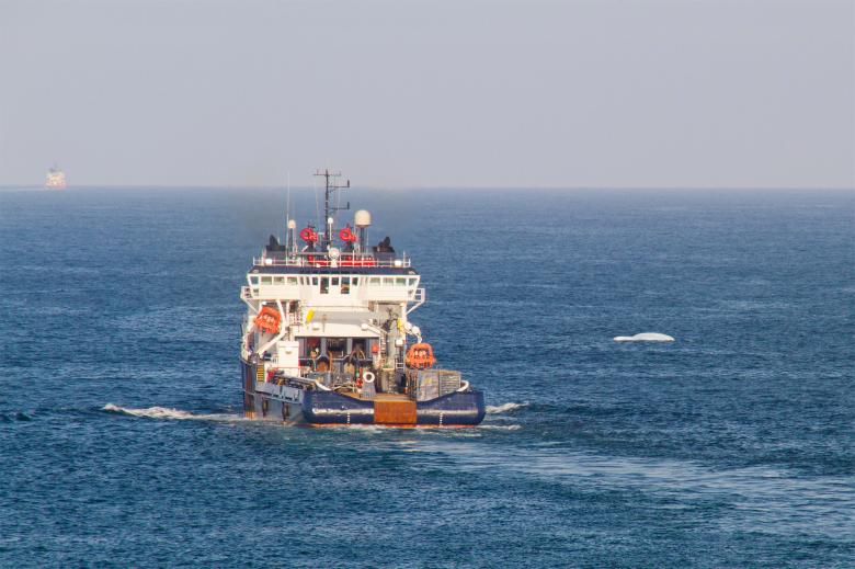 Free stock image of Supply Vessel for Oil Rigs created by Geoffrey Whiteway