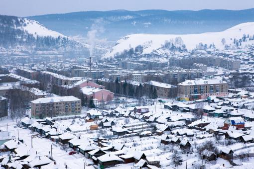 Free Stock Photo of winter city