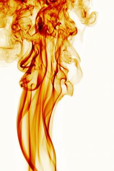Free Stock Photo of Orange smoke