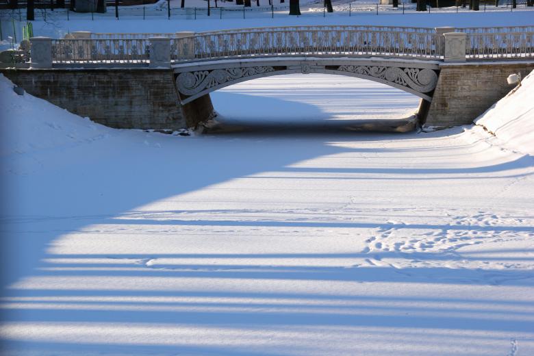 Free stock image of Snow in winter park created by 2happy