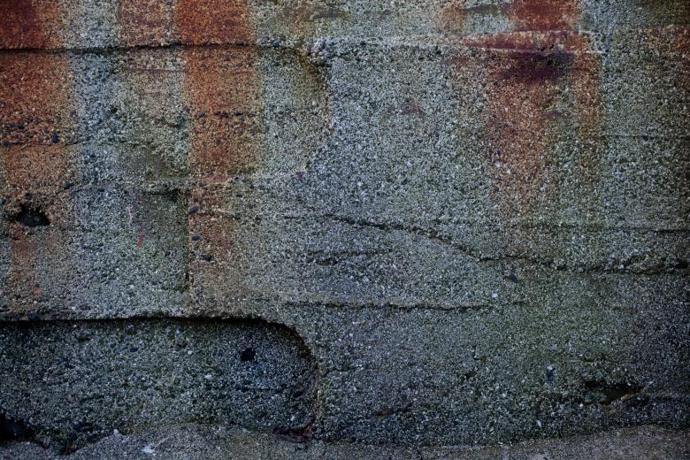 Free stock image of Rust stained concrete wall created by Bjorgvin