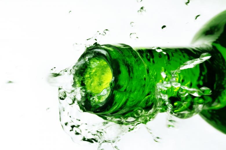 Free stock image of Green Water Bottle Splash created by 2happy