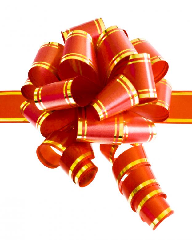 Free stock image of beautiful red bow created by 2happy