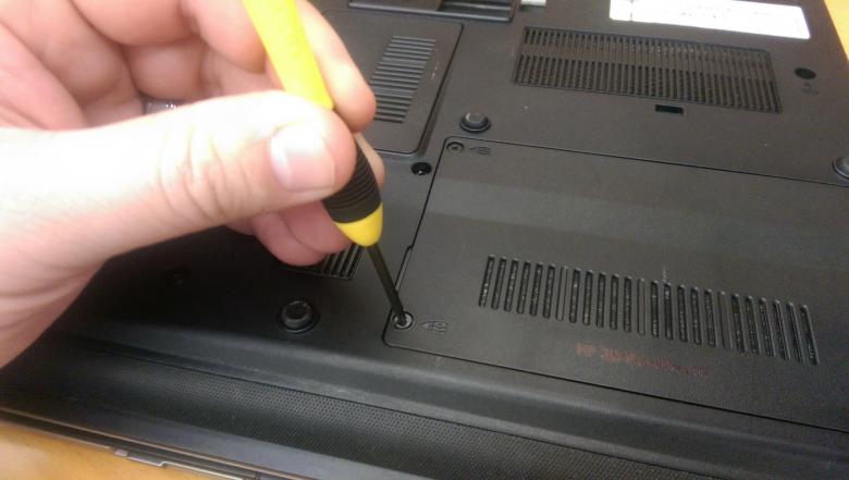 Free stock image of Hand holding a laptop screwdriver created by Jared Davidson