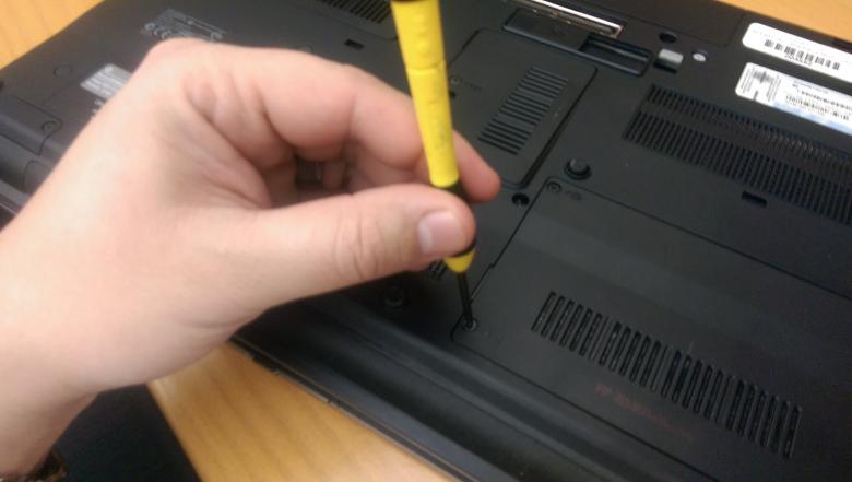 Free stock image of Hand holding a laptop screwdriver created by Jared Davidson