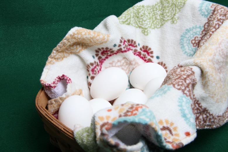 Free stock image of Eggs in a basket created by Jared Davidson