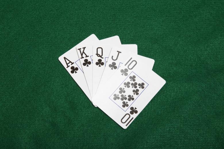Free stock image of Poker hand -Straight created by Jared Davidson