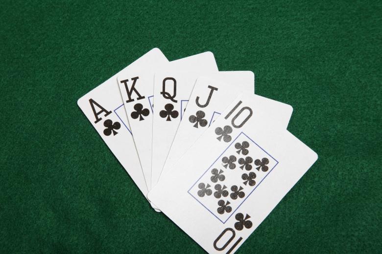 Free stock image of Poker hand -Straight created by Jared Davidson