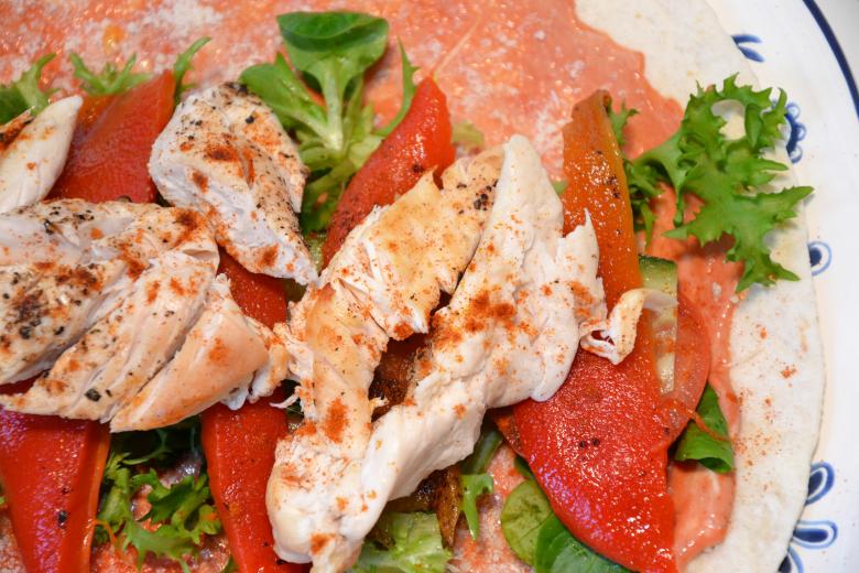 Free stock image of Chicken with vegetables created by Tomas Adomaitis