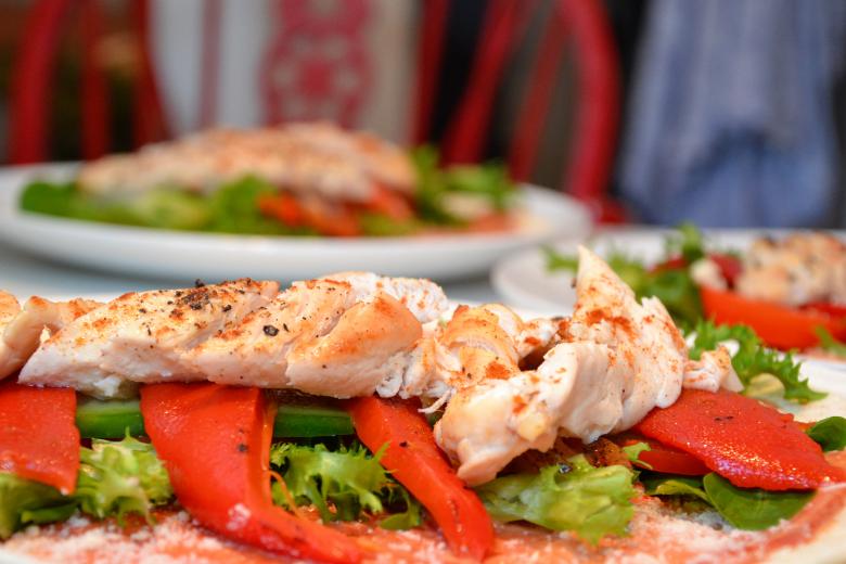 Free stock image of Chicken with vegetables created by Tomas Adomaitis