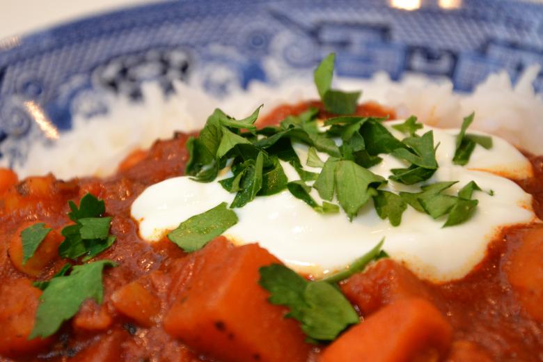 Free stock image of Stew with rice created by Tomas Adomaitis