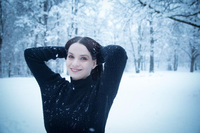 Free stock image of Lenka - Blue Winter created by Frantisek Pech