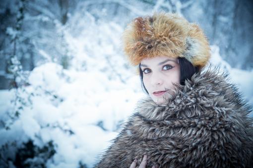 Free Stock Photo of Lenka - Blue Winter