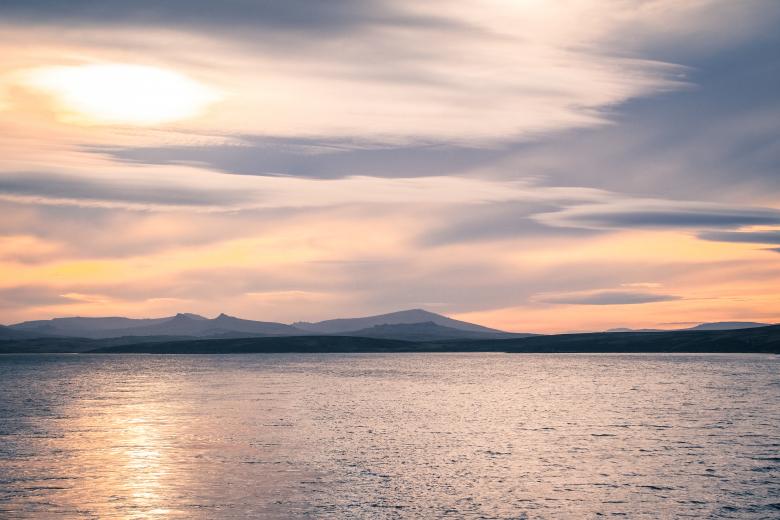 Free stock image of sunset landscape created by Luka