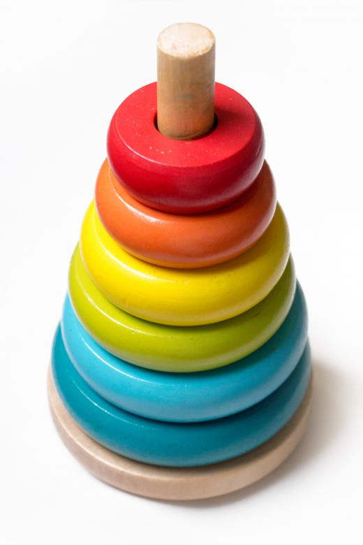Free stock image of Wooden pyramid children's toy created by Luka
