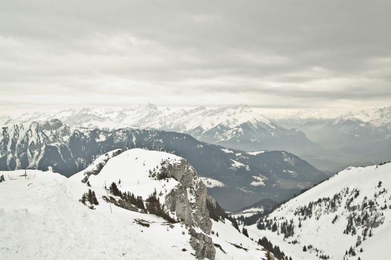 Free stock image of Snowy Swiss Alps created by Mili Vigerova