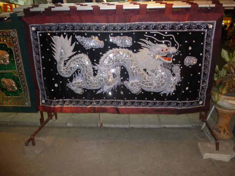 Free stock image of Dragon on the Clothe created by Yossi Shoshani