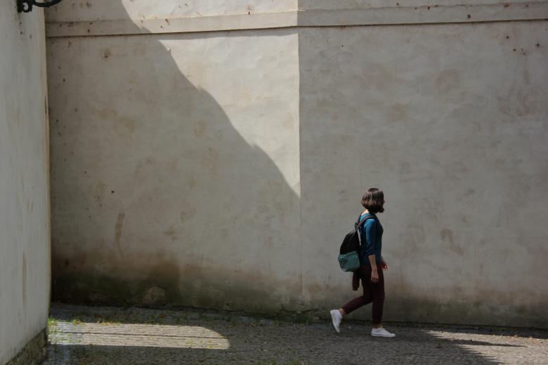 Free stock image of wall and girl created by 2happy