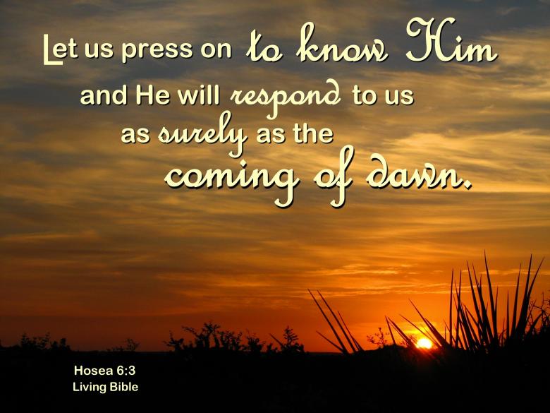 Free stock image of Press On to Know Him created by DFNatureAwed