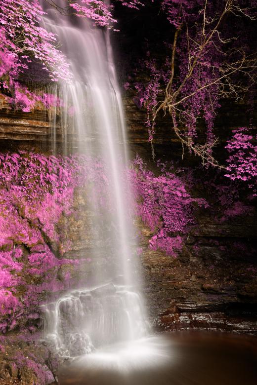 Free stock image of Pink Glencar Falls - HDR created by Nicolas Raymond