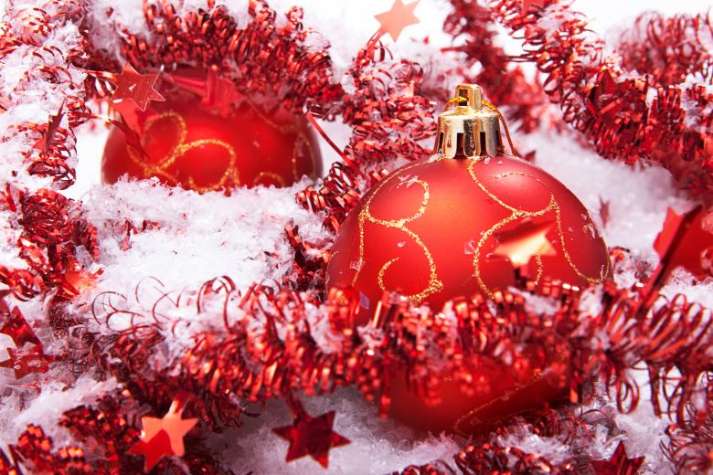 Free stock image of Red christmas balls created by 2happy