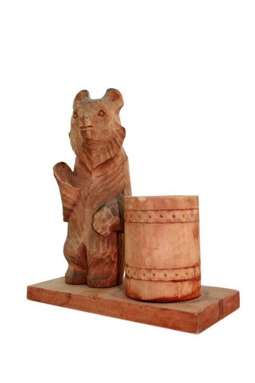 Free stock image of Wooden bear created by 2happy