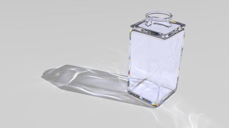 Free stock image of Glass bottle created by Geoff Dallimore
