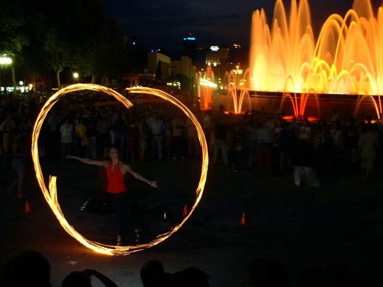 Free stock image of Fire Dancer created by Geoff Dallimore