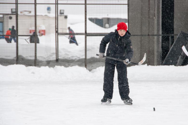 Free stock image of boy playing ice hockey created by 2happy