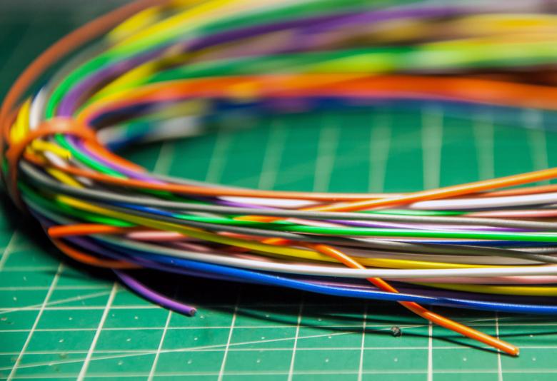 Free stock image of Colorful electrical cables created by Luka