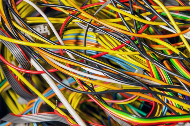 Free stock image of Colorful electrical cables created by Luka