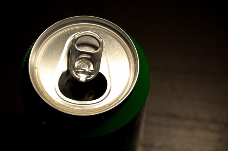 Free stock image of Metallic can, view from the top created by Luka