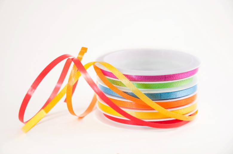 Free stock image of Roll with colorful ribbons created by Luka