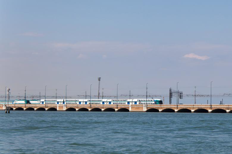 Free stock image of Train on bridge created by Geoffrey Whiteway