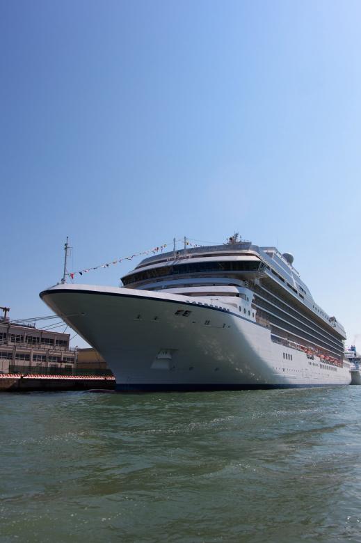 Free stock image of Cruise ship in port - side view created by Geoffrey Whiteway