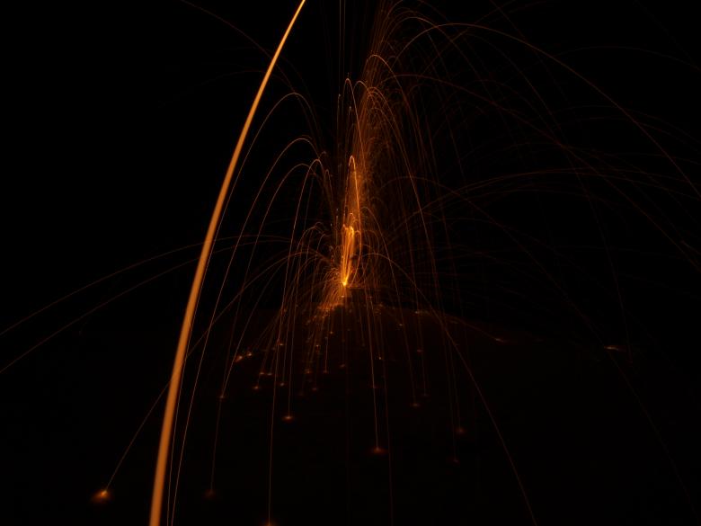 Free stock image of Night flames created by Marko Mäkinen