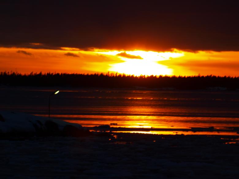 Free stock image of Sunset created by Marko Mäkinen